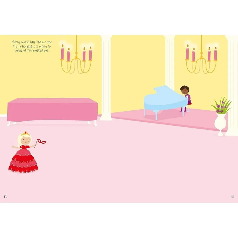 Usborne Sparkly Princess Sticker Book