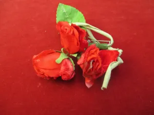 Vintage Mid century millinery flowers
