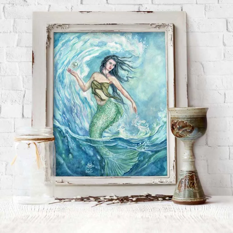 Water Mother Goddess Necklace