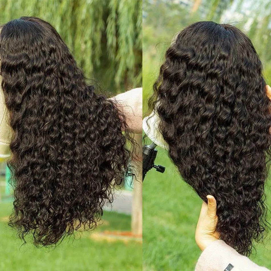 water Wave Bob Glueless Preplucked Human Wigs