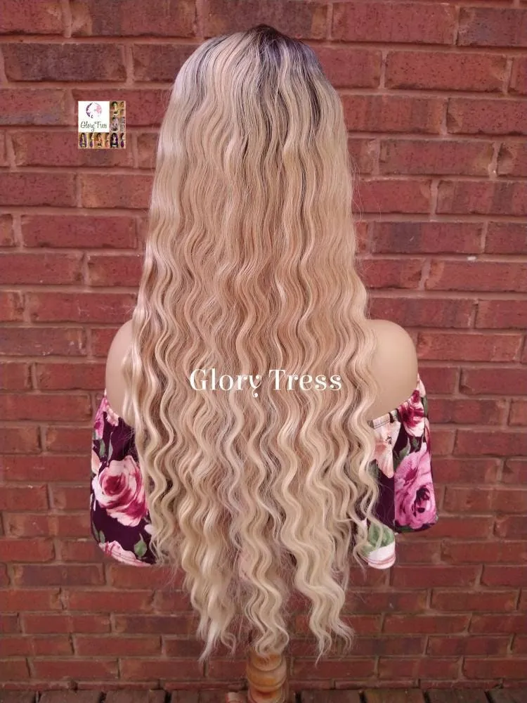 Wavy Lace Front Wig, Wavy Wig, Ombre Blonde Wig, Blonde Wig,  Glory Tress, Wigs, Wig, New Arrival // YOU'RE BRILLIANT