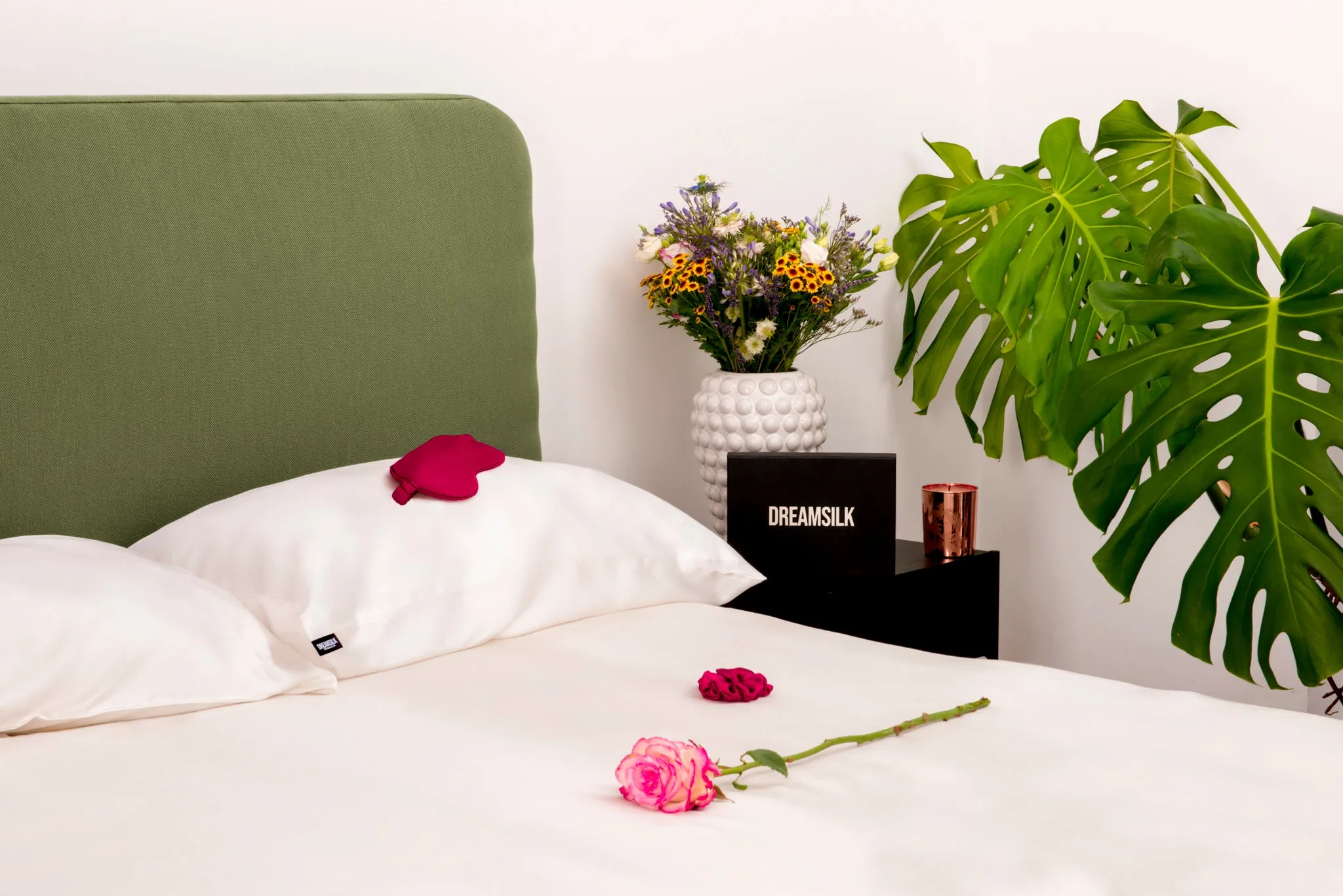 White Silk Pillowcase - Standard & Queen