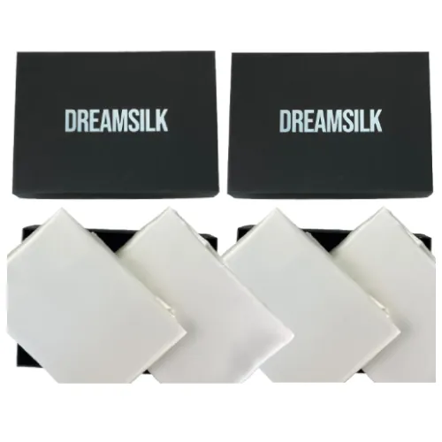 White Silk Pillowcase - Standard & Queen