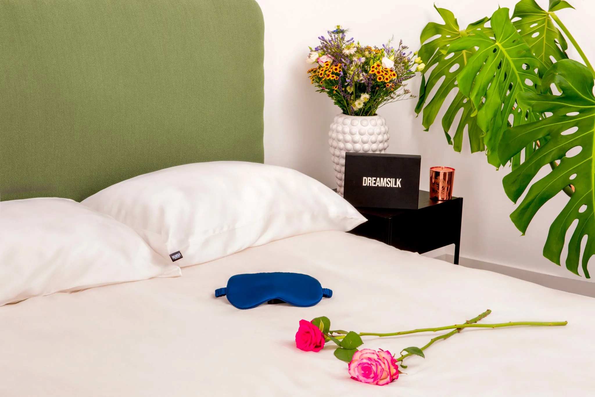 White Silk Pillowcase - Standard & Queen