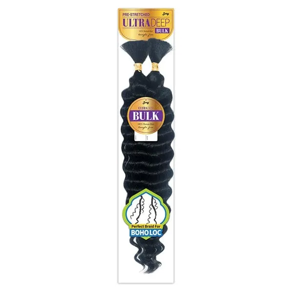 Zury Sis 100% Human Hair Crochet Braids - ULTRA DEEP BULK 18" 22"